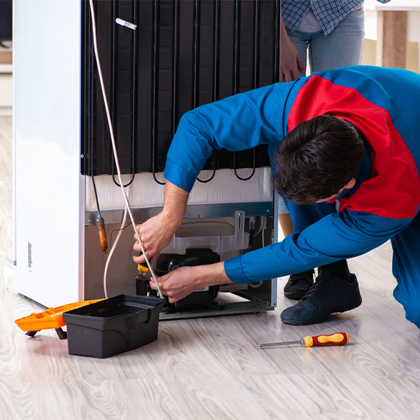 how much do you charge for refrigerator repair services in East Smithfield